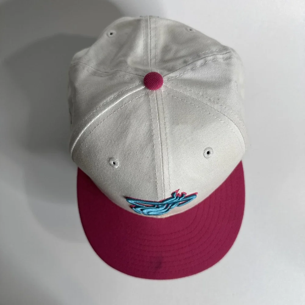 Miami Heat NBA‎ NEW ERA 9fifty Snapback Cap White Hot Pink